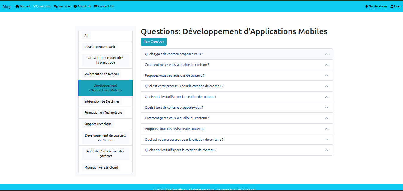 Blog Website (Internship)